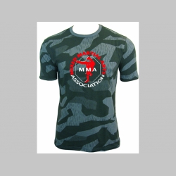 MMA Mixed Martial Arts   nočný maskáč-Nightcamo SPLINTER, pánske tričko 100%bavlna
